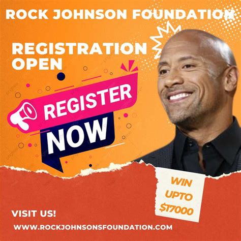 rock johnson lottery|Rock Johnson Foundation Registration .